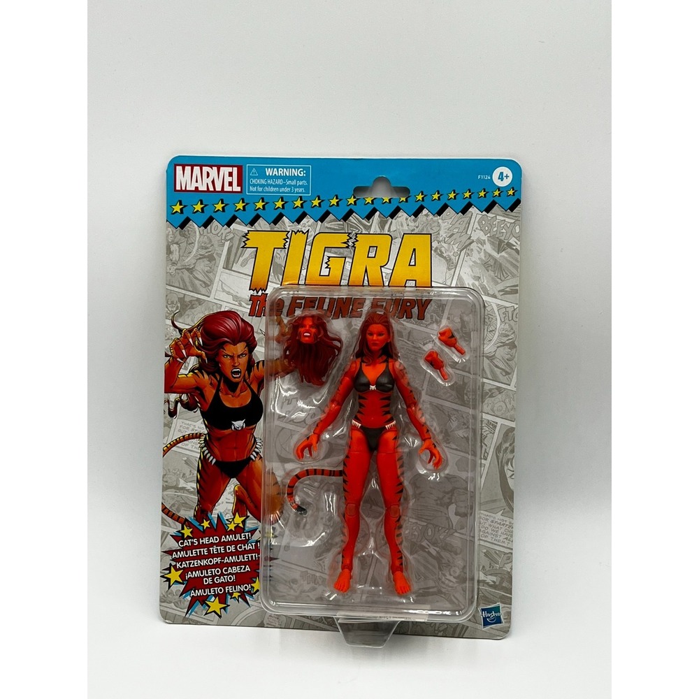 Marvel Legends Retro Tigra 6" Action Figure 2021 Hasbro Classic New MCU Toys